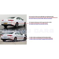 CLA35 AMG Look Diffusor für Mercedes Benz CLA-Klasse C118 / X118