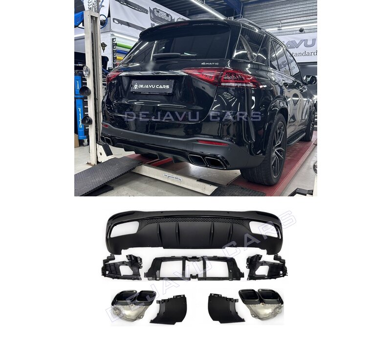 GLE63 AMG Look Diffuser voor Mercedes Benz GLE V167 SUV