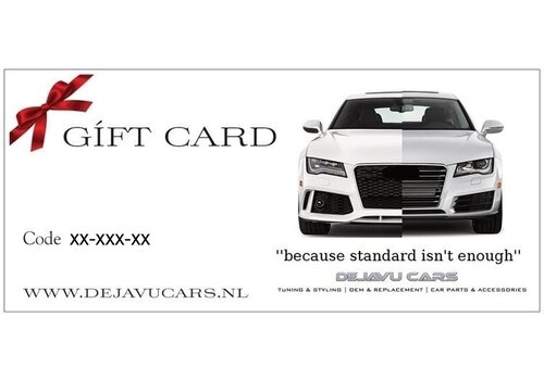 OEM Line ® Dejavu Cars - Gift Card