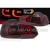 R20 / GTI Look Dynamische VOL LED Achterlichten voor Volkswagen Golf 6