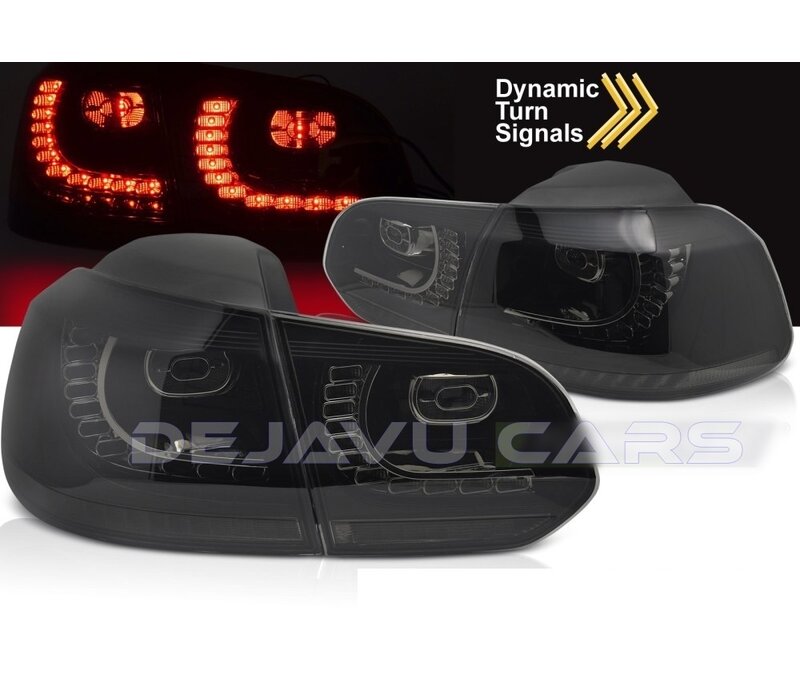 R20 / GTI Look Dynamische VOL LED Achterlichten voor Volkswagen Golf 6