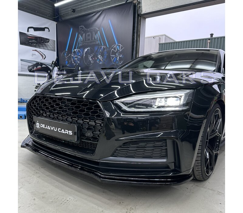 RS5 Look Kühlergrill Black Edition für Audi A5 B9 / S line / S5