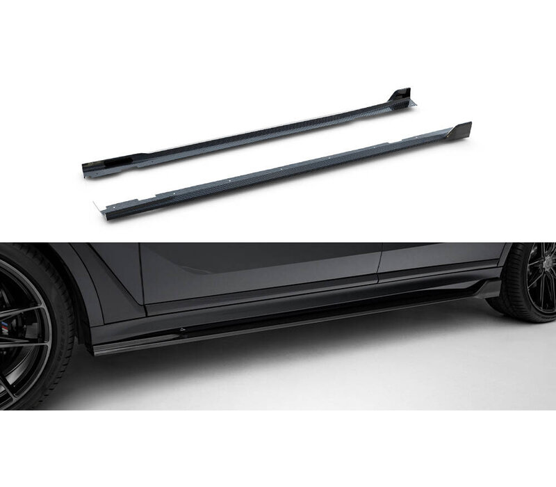 Maxton Carbon Splitters für BMW X7 M-Pack G07 Facelift