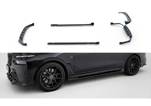 Maxton Design Maxton Carbon Splitters voor BMW X7 M-Pack G07 Facelift