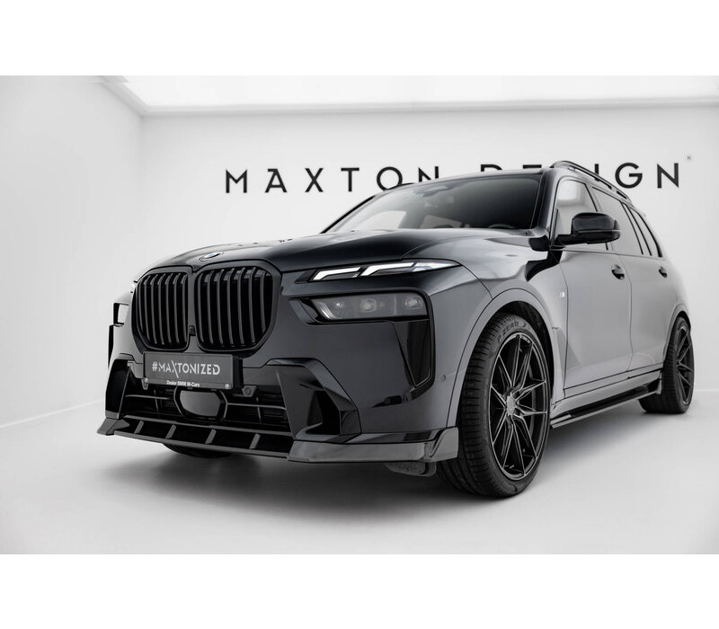 Maxton Carbon Splitters for BMW X7 M-Pack G07 Facelift