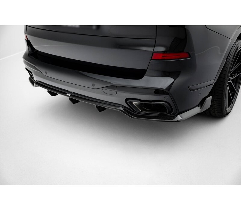 Maxton Carbon Splitters voor BMW X7 M-Pack G07 Facelift