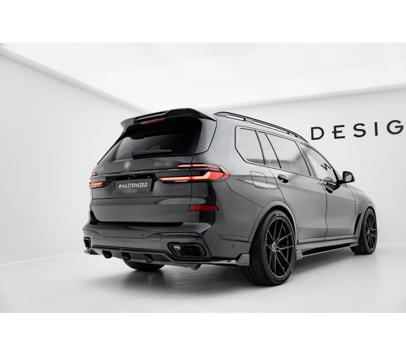 Maxton Carbon Splitters for BMW X7 M-Pack G07 Facelift