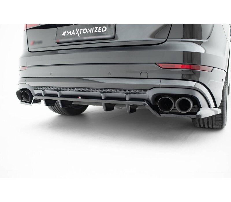 Rear Splitter (with vertical bars) V.2 voor Audi SQ8 /S-Line