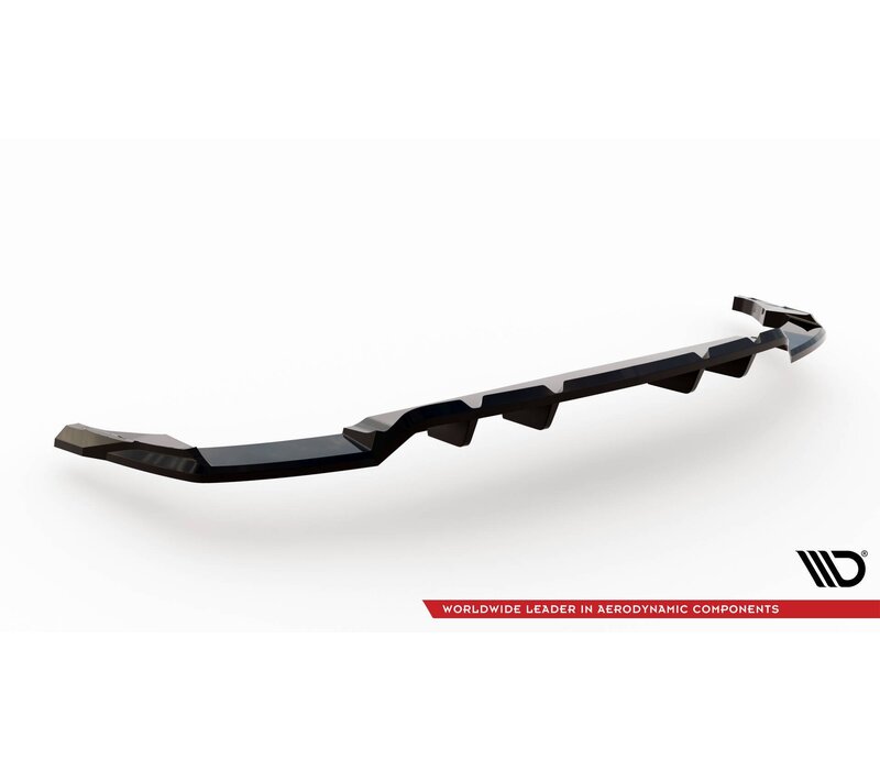 Central Rear Splitter (with vertical bars) V.2 für Audi SQ8 / Q8 S-Line Mk1