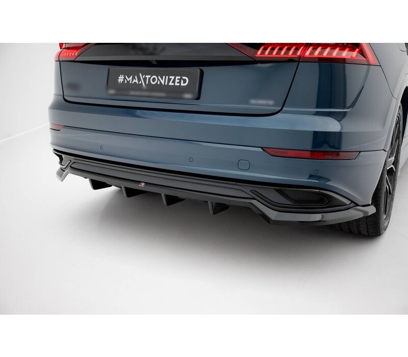Central Rear Splitter (with vertical bars) für Audi Q8 Mk1