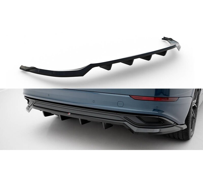 Central Rear Splitter (with vertical bars) für Audi Q8 Mk1