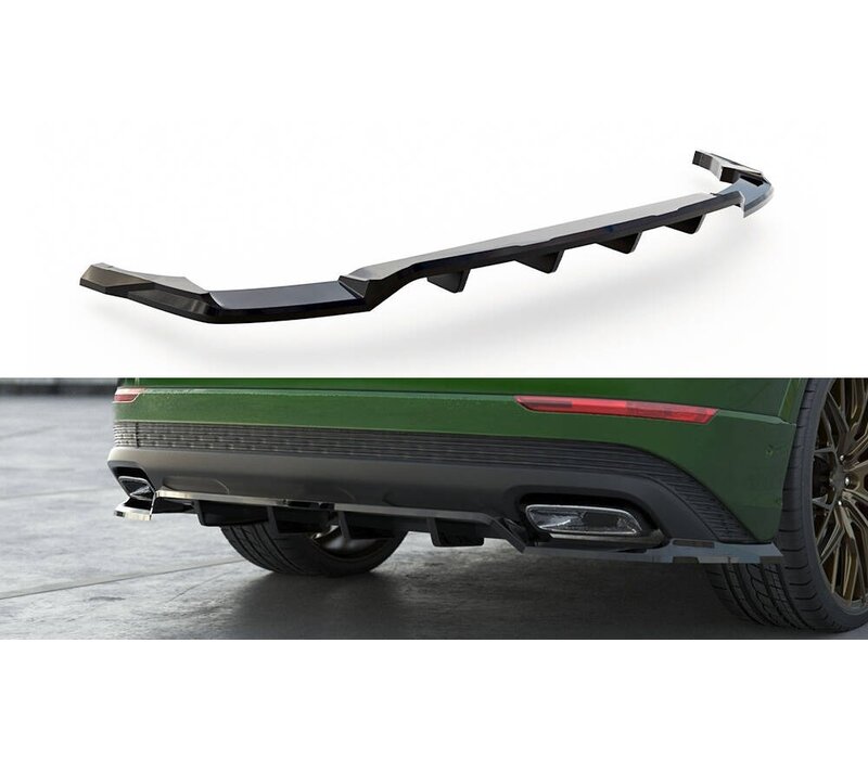 Central Rear Splitter (with vertical bars) für Audi Q8 Mk1 Facelift