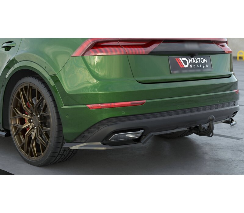 Central Rear Splitter (with vertical bars) für Audi Q8 Mk1 Facelift