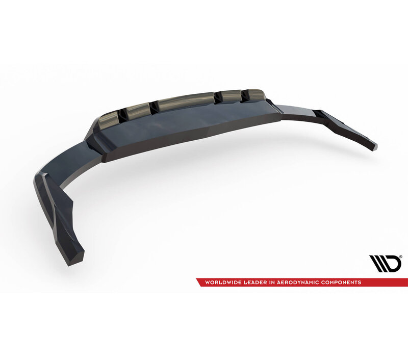 Central Rear Splitter (with vertical bars) V.1 für Audi SQ8 / Q8 S-Line Mk1