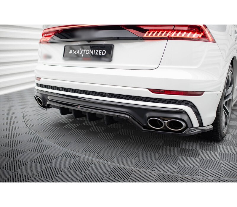 Central Rear Splitter (with vertical bars) for Audi SQ8 Mk1
