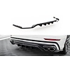 Maxton Design Central Rear Splitter (with vertical bars) for Audi SQ8 Mk1