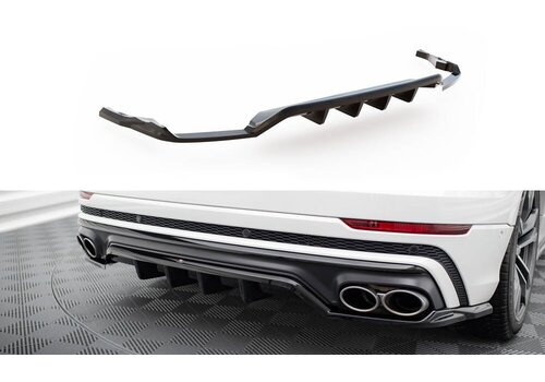 Maxton Design Central Rear Splitter (with vertical bars) voor Audi SQ8 Mk1