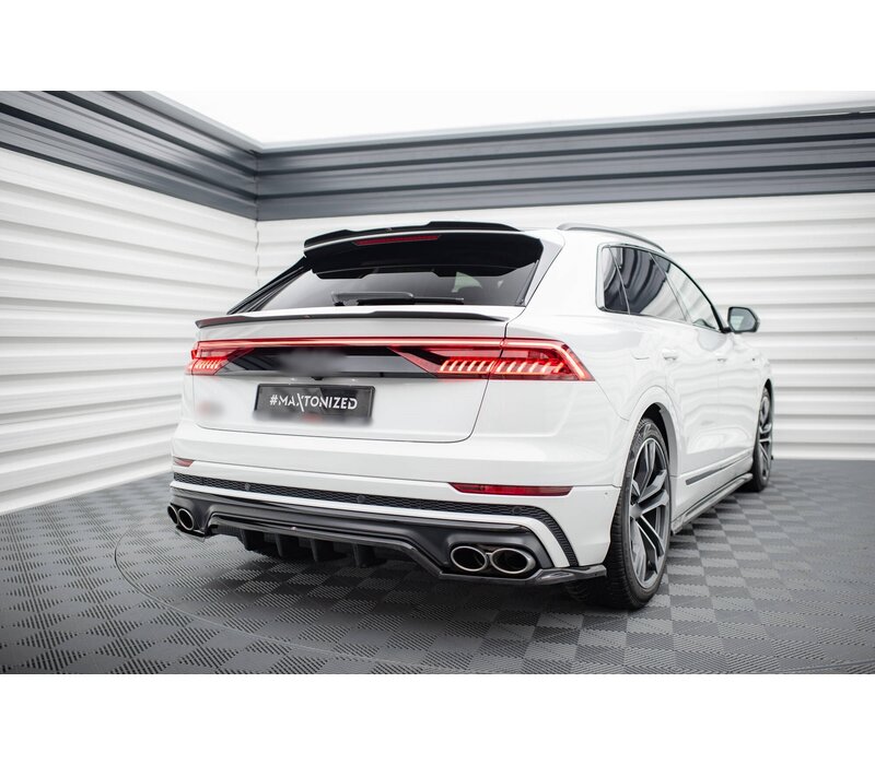 Central Rear Splitter (with vertical bars) for Audi SQ8 Mk1