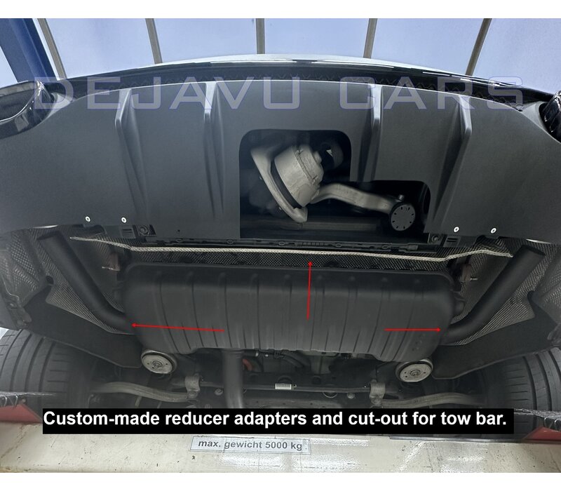 GLE63 AMG Look Diffuser voor Mercedes Benz GLE V167 SUV