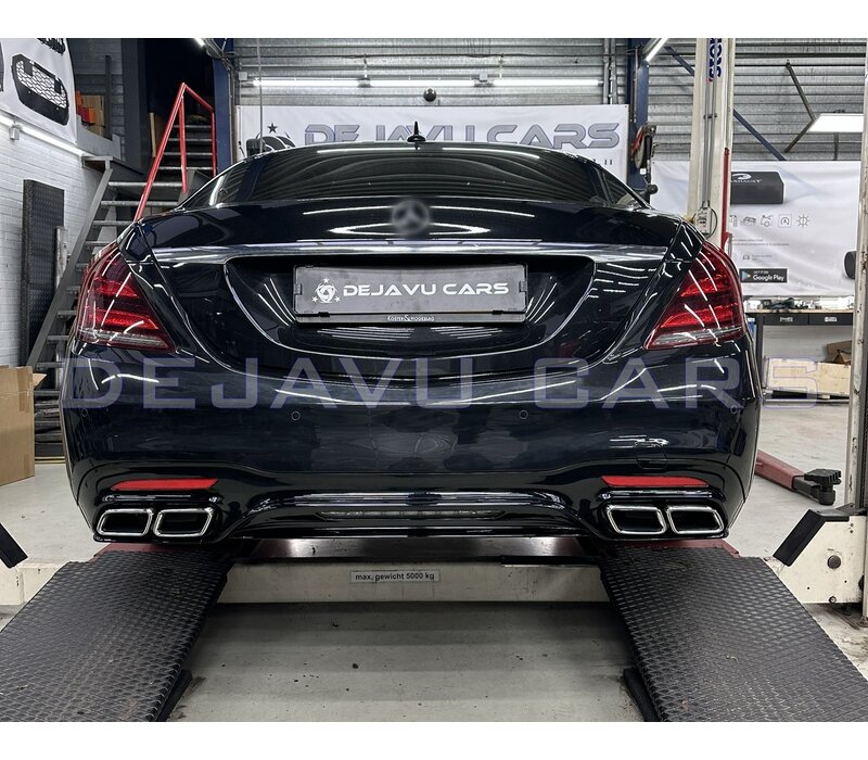 S63 AMG Look Diffuser for Mercedes Benz S Class W222 Facelift