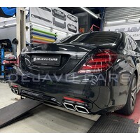 S63 AMG Look Diffusor für Mercedes Benz S Klasse W222 Facelift
