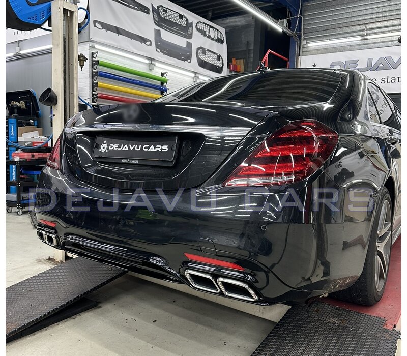 S63 AMG Look Diffusor für Mercedes Benz S Klasse W222 Facelift