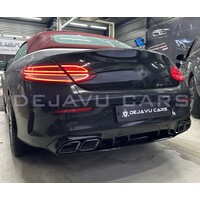 C63S AMG Look Diffusor für Mercedes Benz C-Klasse C205 / A205