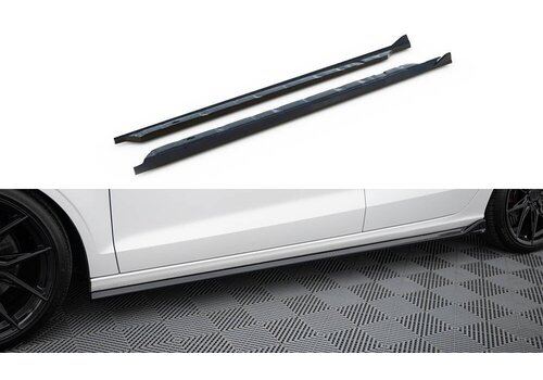 Maxton Design Seitenschweller Diffusor für Audi A3 8V Limousine