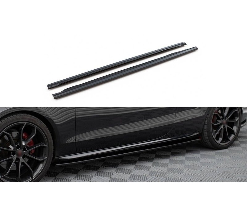 Side Skirts Diffuser for Audi A5 8T / S5 / S line Coupe / Cabrio