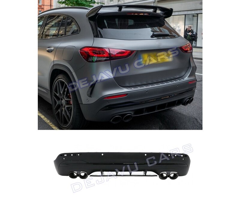 GLA45 AMG Look Diffusor für Mercedes Benz GLA SUV H247 AMG Line / GLA35 AMG