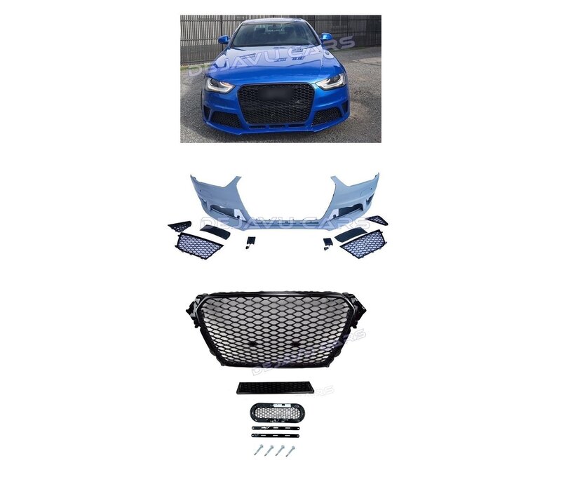 RS4 Look Voorbumper voor Audi A4 B8.5 / S line / S4 B8.5