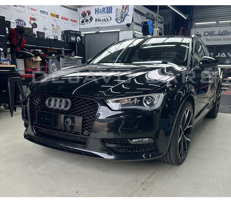 RS3 Quattro Look Front Grill voor Audi A3 8V / S line / S3