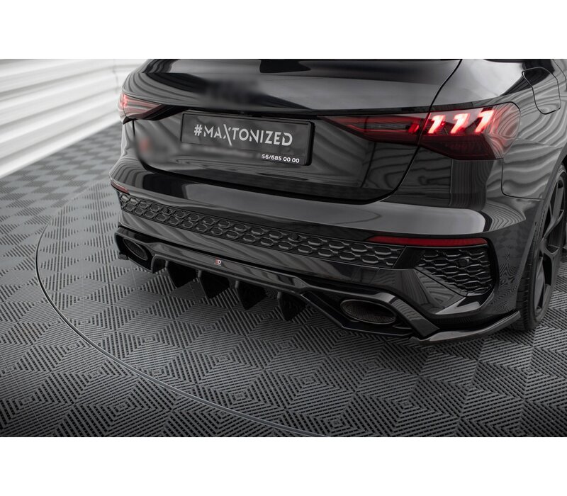 Rear Side splitter V.2 voor Audi RS3 8Y Sportback