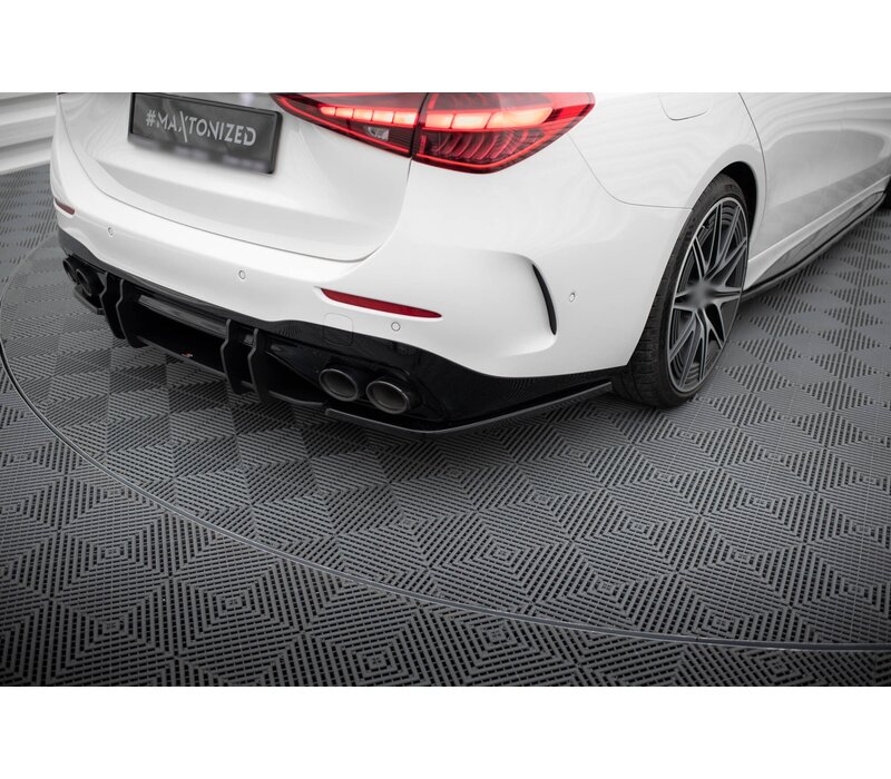 Rear Side Splitters for Mercedes Benz C Class AMG-Line / 43 AMG W206
