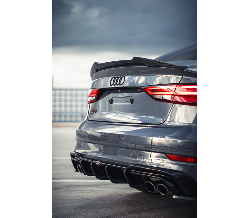 Aggressive Diffuser voor Facelift Audi A3 8V S line / S3