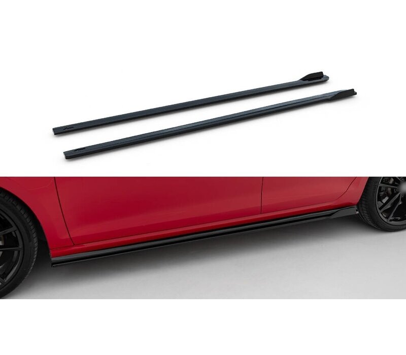 Seitenschweller Diffusor V.1 für Volkswagen Golf 7.5 R / R line Facelift