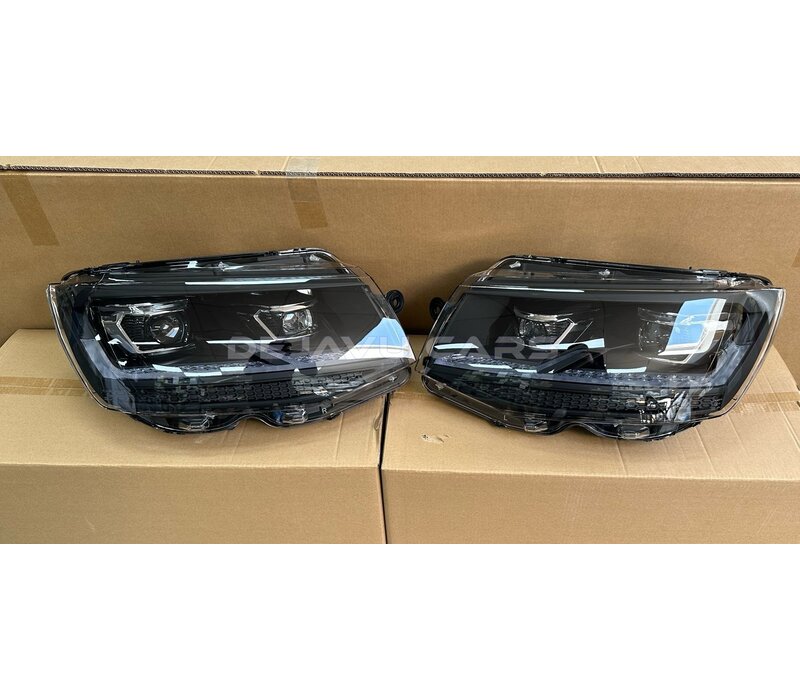 T6.1 Look Full LED Matrix LED Headlights with Start Up Animation for VW Transporter T6
