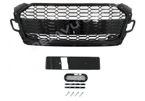 OEM Line ® RS5 Look Front Grill voor Audi A5 B9 Facelift