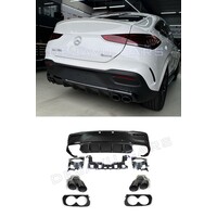 GLE53 AMG Look Diffuser voor Mercedes Benz GLE C167 Coupe