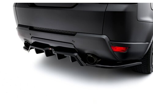 Maxton Design Central Rear Splitter (with vertical bars) for Land Rover Range Rover Sport L494