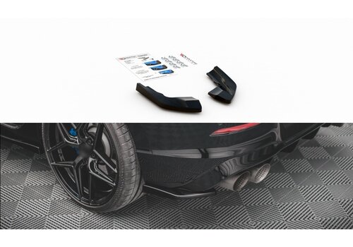 Maxton Design Rear Side splitter V.2 for Volkswagen Golf 8 R / 8.5 R