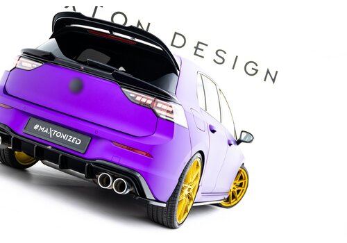 Maxton Design Rear Side splitter V.4 for Volkswagen Golf 8 R / 8.5 R