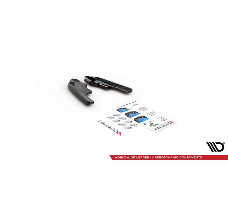 Rear Side splitter V.4 for Volkswagen Golf 8 R / 8.5 R