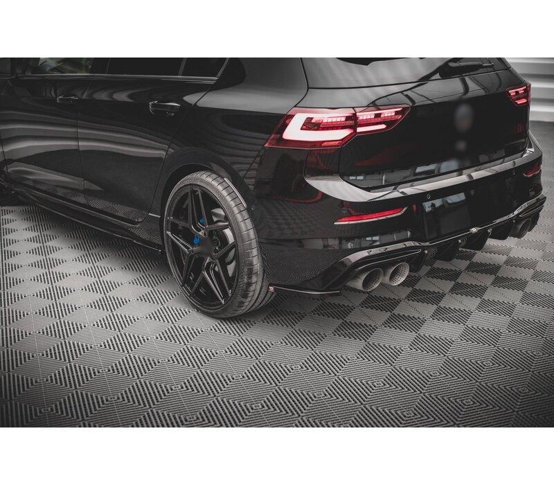 Rear Side splitter V.4 for Volkswagen Golf 8 R / 8.5 R
