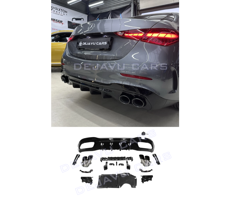 C43 AMG Look Diffusor für Mercedes Benz C Klasse W206 S206