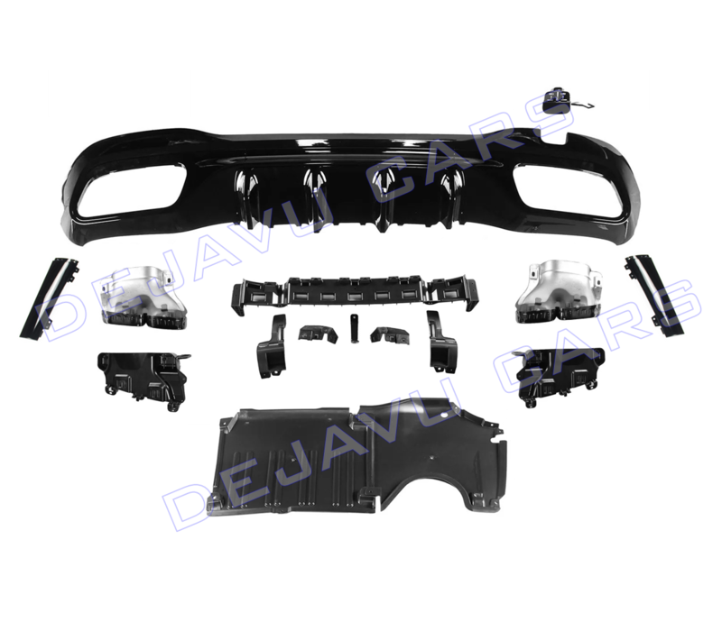 C63 AMG Look Diffuser for Mercedes Benz C Class W206 S206