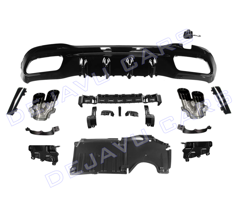 C43 AMG Look Diffuser voor Mercedes Benz C Klasse W206 S206