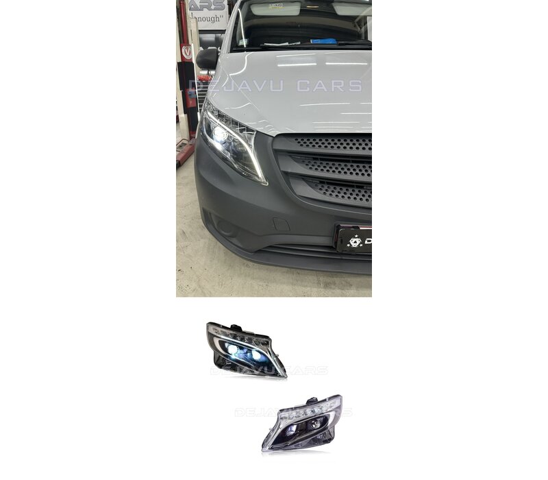 Full LED Headlights for Mercedes Benz V-Class W447 / Vito