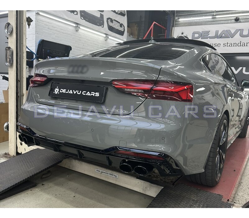S5 Look Diffuser voor Audi A5 B9.5 F5 S line Facelift