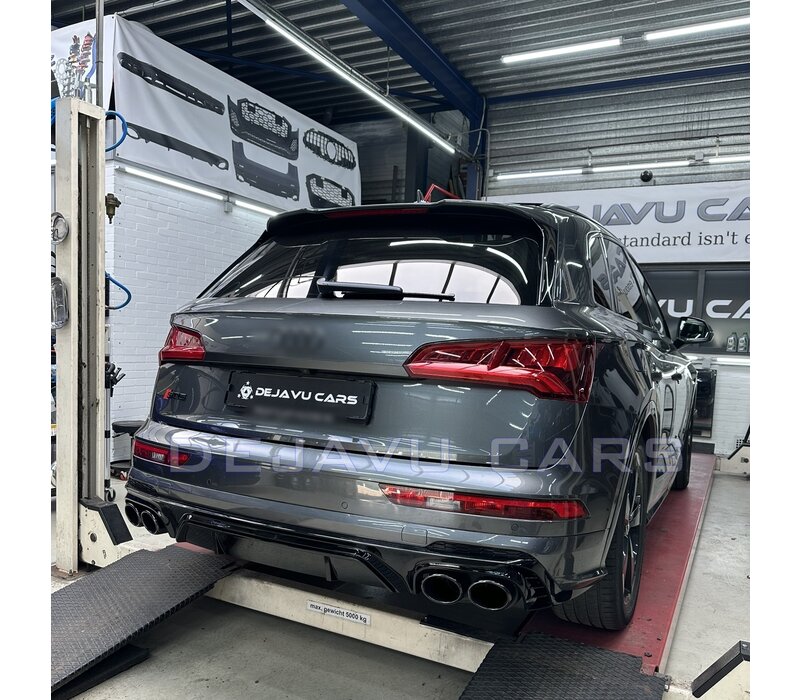 SQ5 Look Diffuser + Uitlaat tips voor Audi Q5 FY S line SQ5